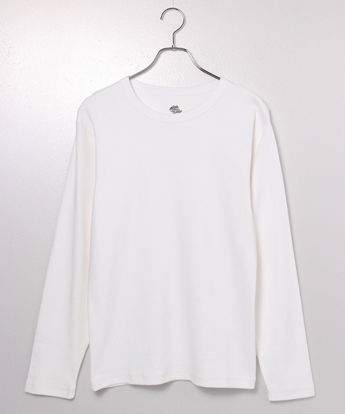 JEMORGAN(ジェーイーモーガン)の「【JEMORGAN / ジェーイーモーガン】 テレコクルーネックロンT(Tシャツ/カットソー・メンズ・オフホワイト/ブラック/杢グレー・M/XL/L)」の7枚目の写真