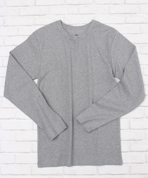 JEMORGAN(ジェーイーモーガン)の「【JEMORGAN / ジェーイーモーガン】 テレコクルーネックロンT(Tシャツ/カットソー・メンズ・オフホワイト/ブラック/杢グレー・M/XL/L)」の6枚目の写真