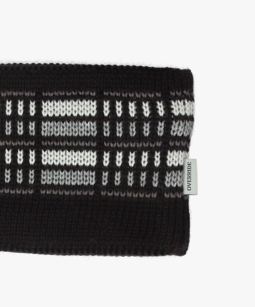 OVERRIDE(オーバーライド)の「OVERRIDE GEOMETRIC JACQURED HEADBAND / オーバーライド(ヘアバンド・メンズ・グレー/ブルー/ブラック・57~59cm)」の9枚目の写真