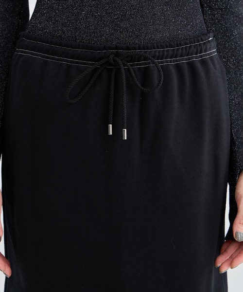 BASICKS（ベイシックス）の「【BASICKS/ベーシックス】Apron Sweat Trouser/エプロンスウェットパンツ（スウェットパンツ・レディース・ブラック/グレー・S）」の9枚目の写真