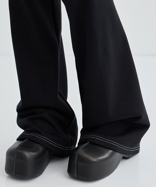 BASICKS（ベイシックス）の「【BASICKS/ベーシックス】Apron Sweat Trouser/エプロンスウェットパンツ（スウェットパンツ・レディース・ブラック/グレー・S）」の13枚目の写真