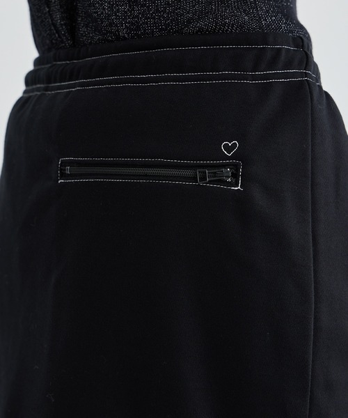 BASICKS（ベイシックス）の「【BASICKS/ベーシックス】Apron Sweat Trouser/エプロンスウェットパンツ（スウェットパンツ・レディース・ブラック/グレー・S）」の15枚目の写真