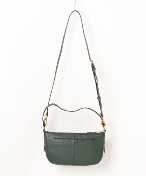 セール】フォッシル 斜めがけバッグ レディース レザー グリーン