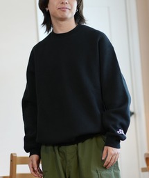 DEAR LAUREL（ディアローレル）の「【ムラサキスポーツ限定】DEAR LAUREL/ディアローレル トレーナー クルーネック スウェット ワンポイント ブラックレター 裏起毛 D24F1101（スウェット）」