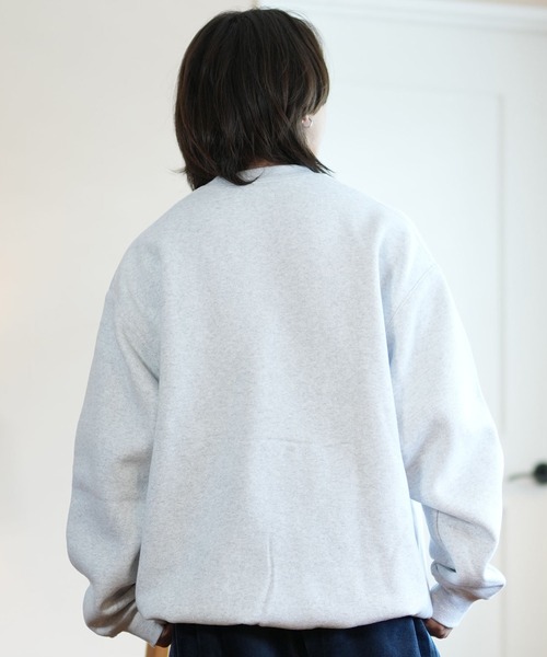 ムラサキスポーツ(ムラサキスポーツ)の「【ムラサキスポーツ限定】DEAR LAUREL/ディアローレル トレーナー クルーネック スウェット ワンポイント ブラックレター 裏起毛 D24F1101(スウェット・メンズ・アッシュ/ブラック/ネイビー・L/M/XL)」の14枚目の写真