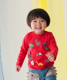 CHEEK ROOM/チークルーム 恐竜時計ロングTシャツ