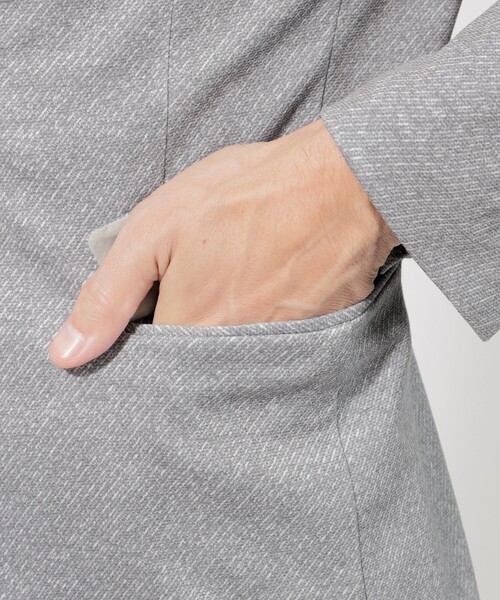 【セール】【セットアップ】ヘリンボーンプリントジャケット（テーラードジャケット）｜EPOCA UOMO（エポカウォモ）