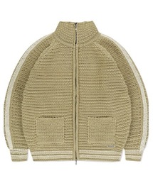 MAHAGRID（マハグリッド）の「『mahagrid/マハグリッド』 TRACK KNIT ZIP-UP/トラックニットジップアップ（その他アウター）」