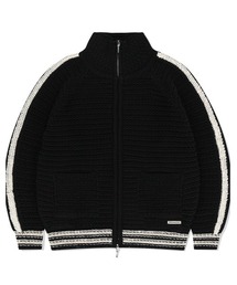 MAHAGRID（マハグリッド）の「『mahagrid/マハグリッド』 TRACK KNIT ZIP-UP/トラックニットジップアップ（その他アウター）」