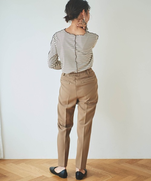 mil(ミル)の「【小柄さんサイズあり】美シルエットテーパードパンツ(その他パンツ・レディース・ブラック/ブルー/モカ・S-Short/M-Short/S-Regular/M-Regular/フリー)」の17枚目の写真