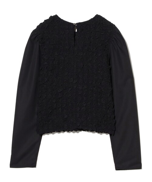 Ray BEAMS（レイビームス）の「シャーリング クルーネック ブラウス（シャツ/ブラウス・レディース・ブラック/ベージュ・ONE SIZE）」の15枚目の写真