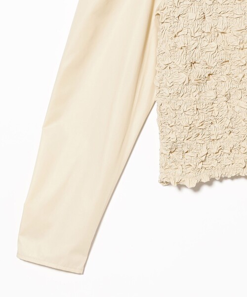Ray BEAMS（レイビームス）の「シャーリング クルーネック ブラウス（シャツ/ブラウス・レディース・ブラック/ベージュ・ONE SIZE）」の19枚目の写真