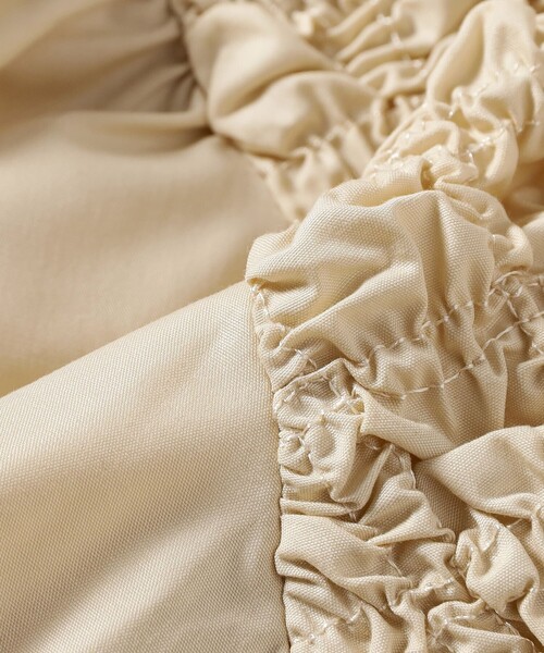 Ray BEAMS（レイビームス）の「シャーリング クルーネック ブラウス（シャツ/ブラウス・レディース・ブラック/ベージュ・ONE SIZE）」の13枚目の写真