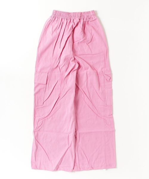 Bloom Closet(ブルームクローゼット)の「カラーデニムアラジンカーゴパンツ(カーゴパンツ・レディース・ピンク/ブルー・MEDIUM/LARGE)」の3枚目の写真
