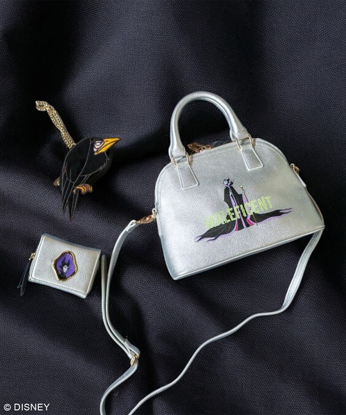 Disney(ディズニー)の「ディズニー ヴィランズ / メタルフレームミニウォレット(財布・レディース・パープル/シルバー/ブラック・FREE)」の10枚目の写真