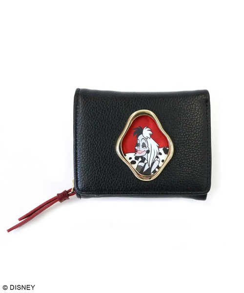 Disney(ディズニー)の「ディズニー ヴィランズ / メタルフレームミニウォレット(財布・レディース・パープル/シルバー/ブラック・FREE)」の12枚目の写真