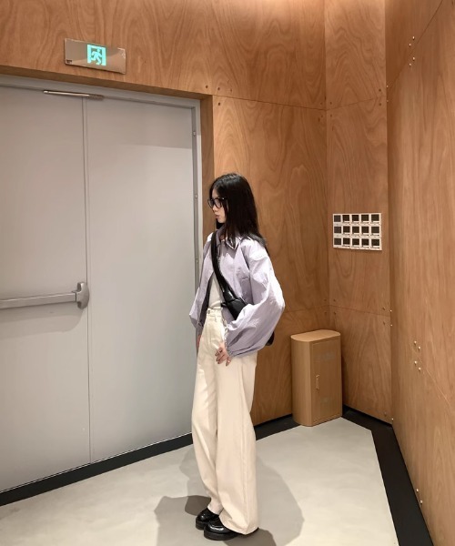 tageechita(タジチタ)の「【tageechita】ベーシックストレートナローホワイトデニム(デニムパンツ・レディース・アイボリー・XS/S/M/L)」の13枚目の写真
