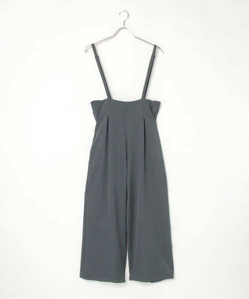 VENCEEXCHANGE(ヴァンスエクスチェンジ)の「ツイルサロペット(サロペット/オーバーオール・レディース・チャコール/ブラウン系/ブラック・FREE)」の14枚目の写真