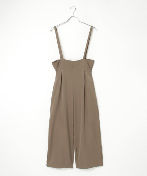 VENCEEXCHANGE(ヴァンスエクスチェンジ)の「ツイルサロペット(サロペット/オーバーオール・レディース・チャコール/ブラウン系/ブラック・FREE)」の16枚目の写真