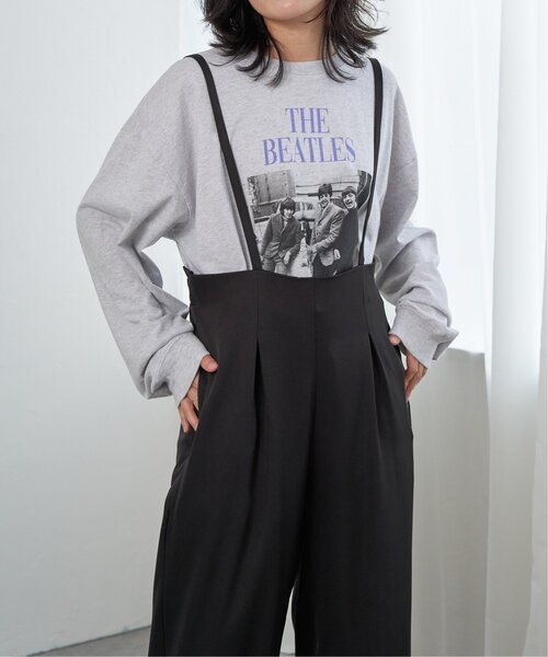 VENCEEXCHANGE(ヴァンスエクスチェンジ)の「ツイルサロペット(サロペット/オーバーオール・レディース・チャコール/ブラウン系/ブラック・FREE)」の21枚目の写真