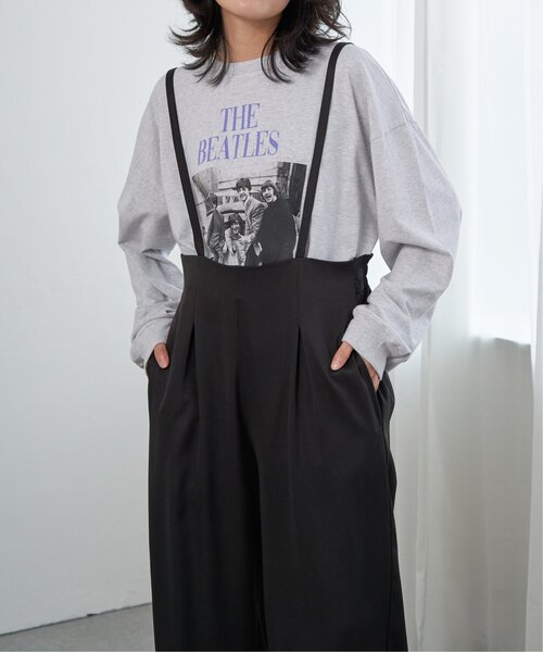 VENCEEXCHANGE(ヴァンスエクスチェンジ)の「ツイルサロペット(サロペット/オーバーオール・レディース・チャコール/ブラウン系/ブラック・FREE)」の22枚目の写真