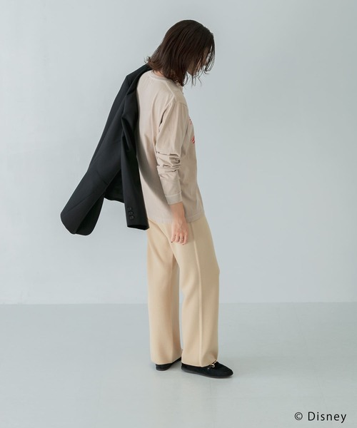 GOOD ROCK SPEED（グッドロックスピード）の「『別注』GOOD ROCK SPEED×URBAN RESEARCH　Mickey/ロングTシャツ（Tシャツ/カットソー・レディース・ホワイト/ライトベージュ・ONE）」の18枚目の写真