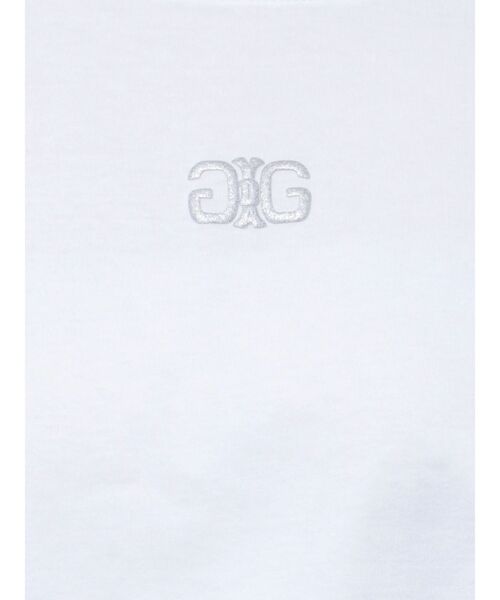 GYDA(ジェイダ)の「symmetry GYDA GLITTERショートロンT(Tシャツ/カットソー・レディース・ブラック/オフホワイト/グレー・FREE)」の6枚目の写真