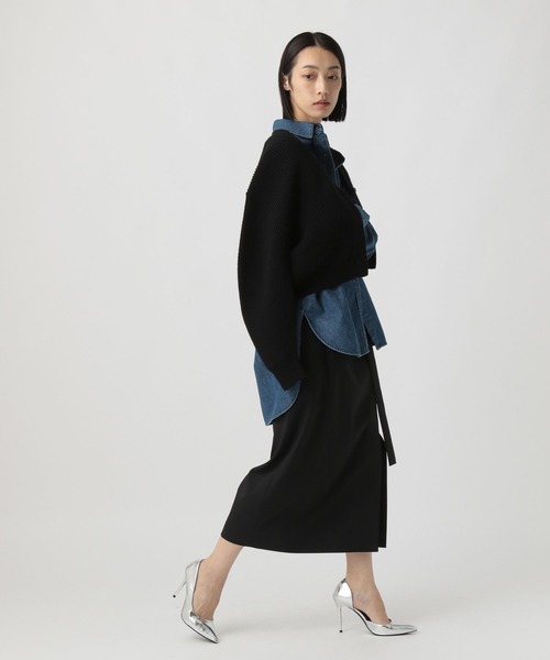 STERNBERG（スタンバーグ）の「2SETメリノウールビスチェカーディガン（ニット/セーター・レディース・ブラック/ブラウン/レッド・MEDIUM/LARGE）」の6枚目の写真