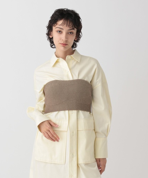 TOMORROWLAND - STERNBERG スタンバーグ 2SETメリノウールビスチェカーディガン セール】2SETメリノウールビスチェカーディガン（ニット