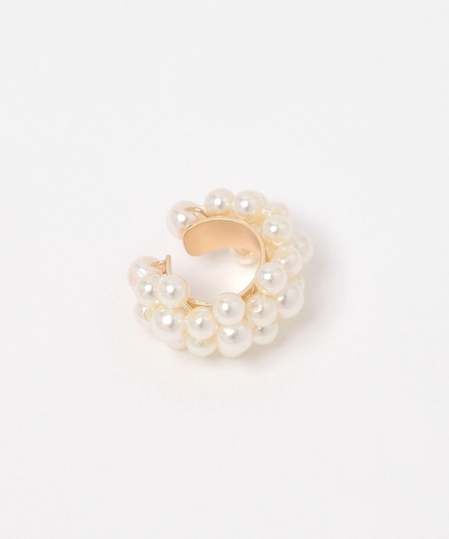 LAKOLE(ラコレ)の「パールバブルイヤーカフ / 147785(イヤーカフ・レディース・ホワイト・FREE)」の1枚目の写真