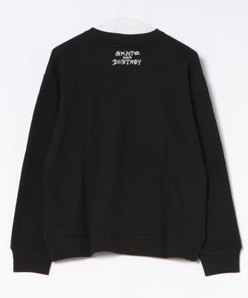 Manhattan Portage（マンハッタンポーテージ）の「Sweat Trainer THRASHER（スウェット・メンズ・ライトグレー/ブラック・SMALL/X-LARGE/LARGE/MEDIUM）」の4枚目の写真