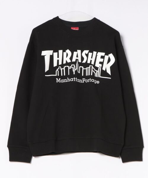 Manhattan Portage（マンハッタンポーテージ）の「Sweat Trainer THRASHER（スウェット・メンズ・ライトグレー/ブラック・SMALL/X-LARGE/LARGE/MEDIUM）」の10枚目の写真