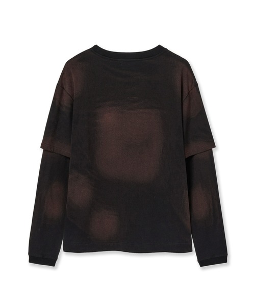 aeae(エーイーエーイー)の「FADED LAYERED L/S(Tシャツ/カットソー・レディース・グリーン系その他/ブラック・MEDIUM)」の3枚目の写真