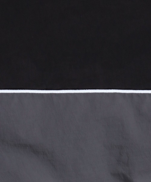 Mark Gonzales（マーク・ゴンザレス）の「MARK GONZALES ARTWORK COLLECTION/マークゴンザレス 別注 ワンポイント刺繍 オーバーサイズ ブロークコア ナイロンジャケット トラックジャケット ブルゾン（ナイロンジャケット・メンズ・チャコール/ブラック/ブラック系その他・M/L/XL）」の10枚目の写真