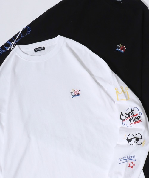セール】Ghost Long Sleeve T-shirt/ゴースト オーバーサイズ