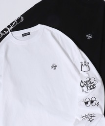 ジョンエリオット✖︎マスターマインドジャパン　バック　袖プリント　ロンt ロックTシャツ ロンT MARILYN MANSON マリリン・マンソン 袖