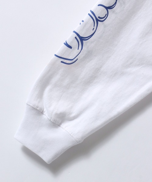SITRY（シトリー）の「Ghost Long Sleeve T-shirt/ゴースト オーバーサイズ ワンポイント刺繍 袖プリント 長袖Tシャツ ロンT レディース メンズ（Tシャツ/カットソー・メンズ・ホワイト/ホワイト系その他/ブラック系その他/ブラック・M/L）」の18枚目の写真