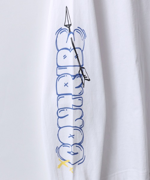 SITRY（シトリー）の「Ghost Long Sleeve T-shirt/ゴースト オーバーサイズ ワンポイント刺繍 袖プリント 長袖Tシャツ ロンT レディース メンズ（Tシャツ/カットソー・メンズ・ホワイト/ホワイト系その他/ブラック系その他/ブラック・M/L）」の13枚目の写真