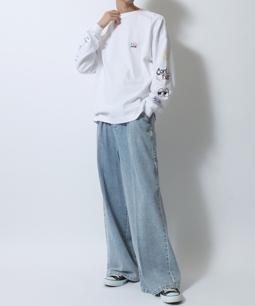 AIREI 22SS ENERGY GHOST STITCH 長袖Tシャツ Ghost Long Sleeve T-shirt/ゴースト オーバーサイズ ワン