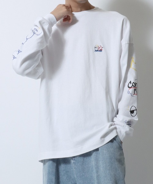 セール】Ghost Long Sleeve T-shirt/ゴースト オーバーサイズ ワン
