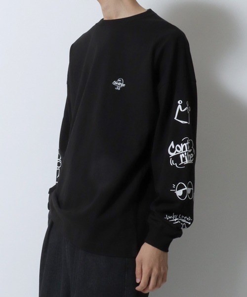 セール】Ghost Long Sleeve T-shirt/ゴースト オーバーサイズ