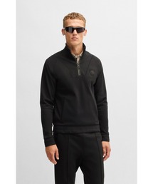 【BOSS】ジップパーカー BOSS ジップアップ パーカー | グレー | FARFETCH JP