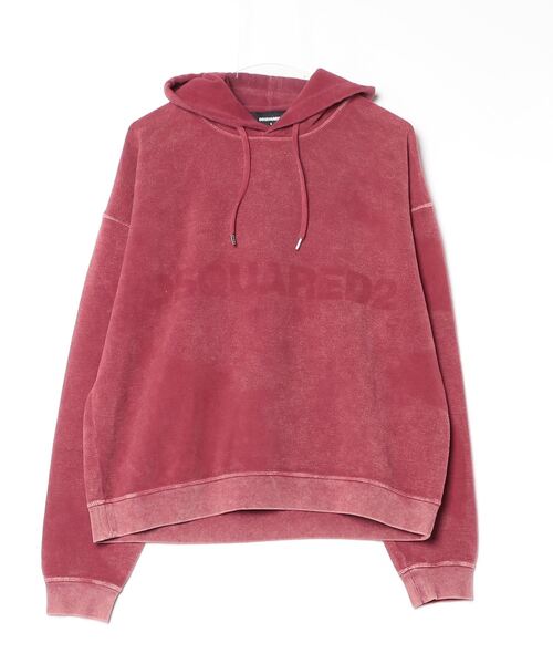DSQUARED2(ディースクエアード)の「RELAX FIT HOODIE /0242(パーカー・メンズ・ベージュ/レッド/カーキ・M/L/XL/S)」の1枚目の写真
