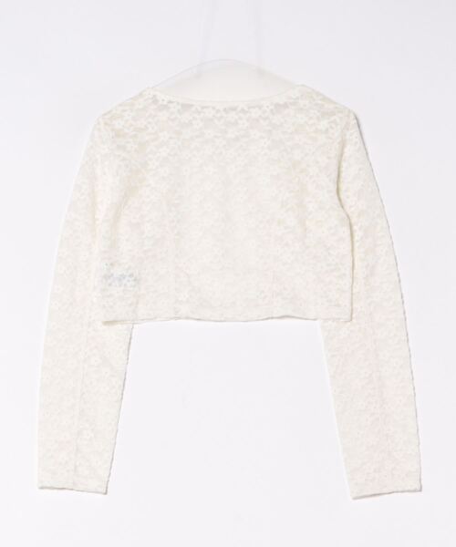 archives（アルシーヴ）の「２ｗａｙモールレースＴＯＰＳ（Tシャツ/カットソー・レディース・アイボリー/ブラック・MEDIUM）」の21枚目の写真