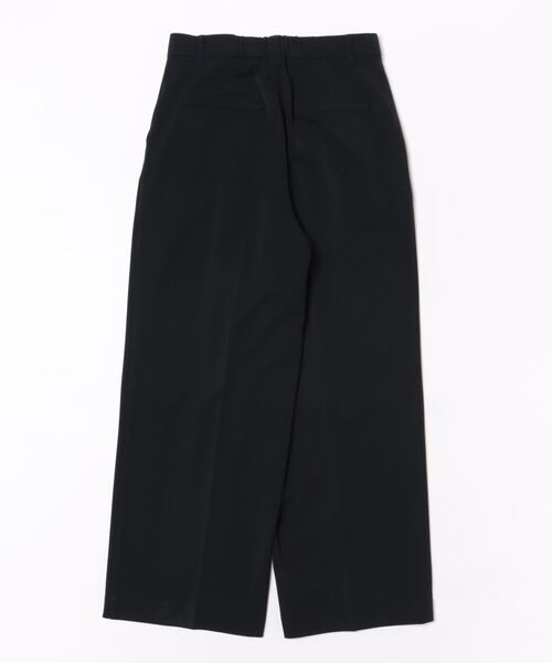 PICCIN(ピッチン)の「【セットアップ可能】ツイルストレッチワイドパンツ(スーツパンツ・レディース・ネイビー/グレー・M)」の3枚目の写真