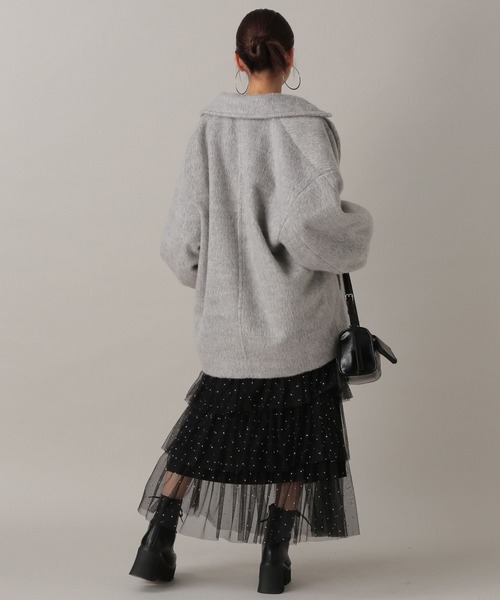 FOREVER 21（フォーエバー トゥエンティーワン）の「【2024FW】アソートシャギーミディチェスター（チェスターコート・レディース・その他/グレー/チェック/ナチュラル・FREE）」の15枚目の写真