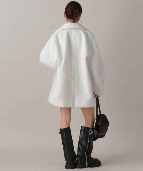 FOREVER 21（フォーエバー トゥエンティーワン）の「【2024FW】アソートシャギーミディチェスター（チェスターコート・レディース・その他/グレー/チェック/ナチュラル・FREE）」の19枚目の写真