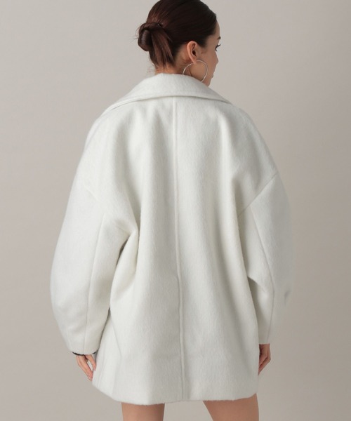 FOREVER 21（フォーエバー トゥエンティーワン）の「【2024FW】アソートシャギーミディチェスター（チェスターコート・レディース・その他/グレー/チェック/ナチュラル・FREE）」の22枚目の写真