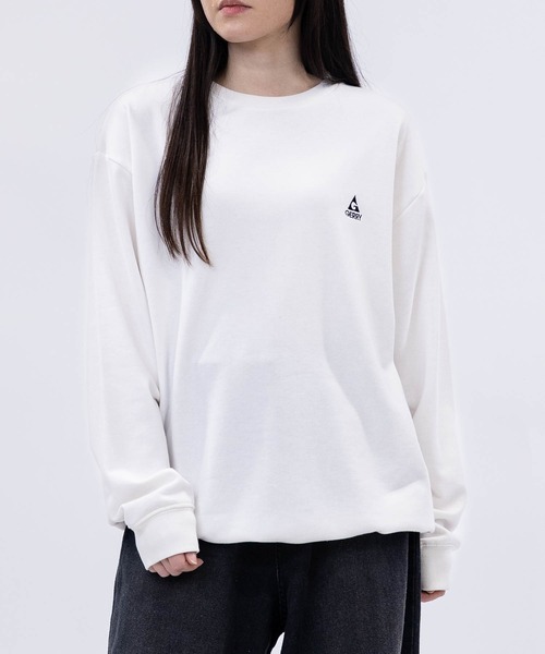 GERRY（ジェリー）の「【ag】〔GERRY/ジェリー〕ワンポイント ロゴ刺繍 ドローコード付 クルーネックスウェット（スウェット・メンズ・アッシュグレー/ブルー/ブラック/アイボリー/ネイビー/ホワイト・MEDIUM/LARGE/X-LARGE）」の19枚目の写真