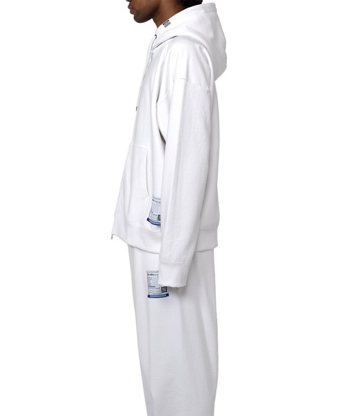 In・stru(men-tal).(インストルメンタル)の「Zip Parka(パーカー・メンズ・ブラック/ホワイト/ライトグレー・44/46/48/50)」の6枚目の写真